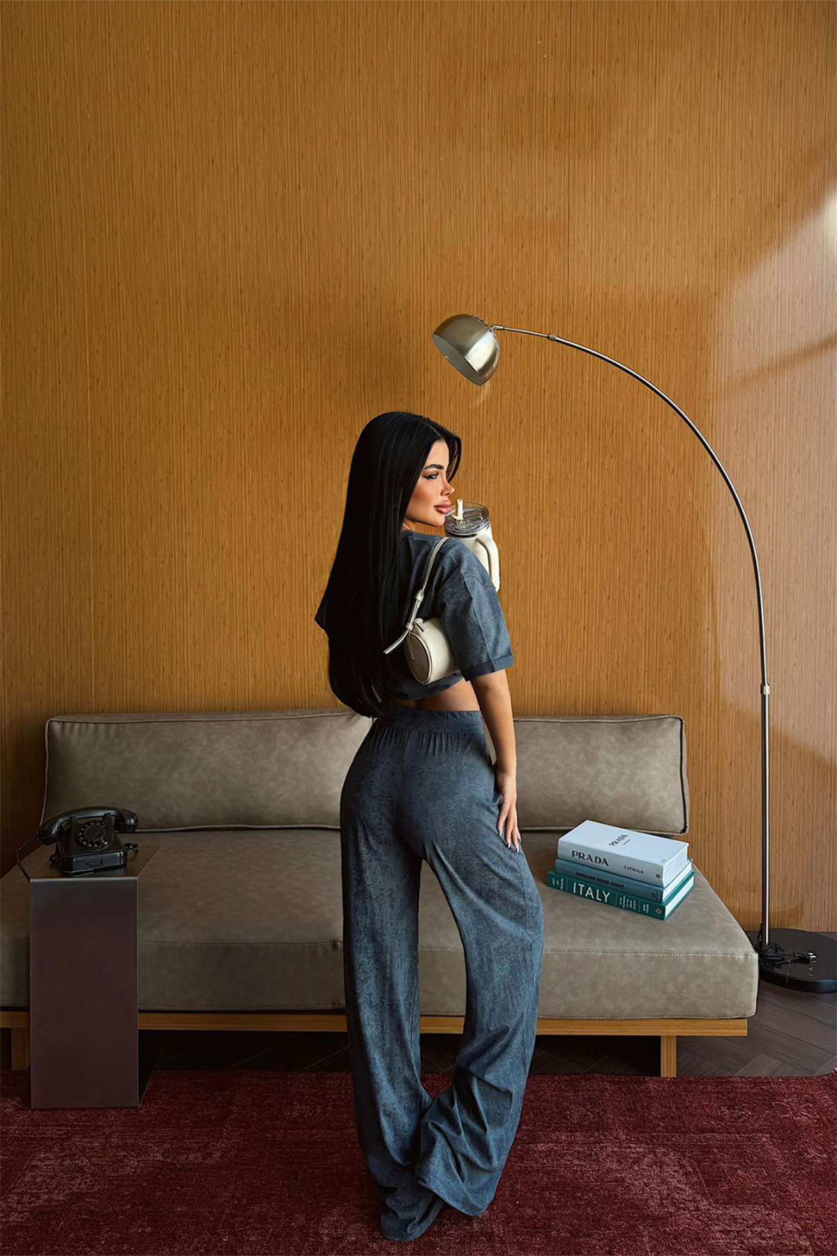 Gri Azeji 5'li Yoga Set - 5