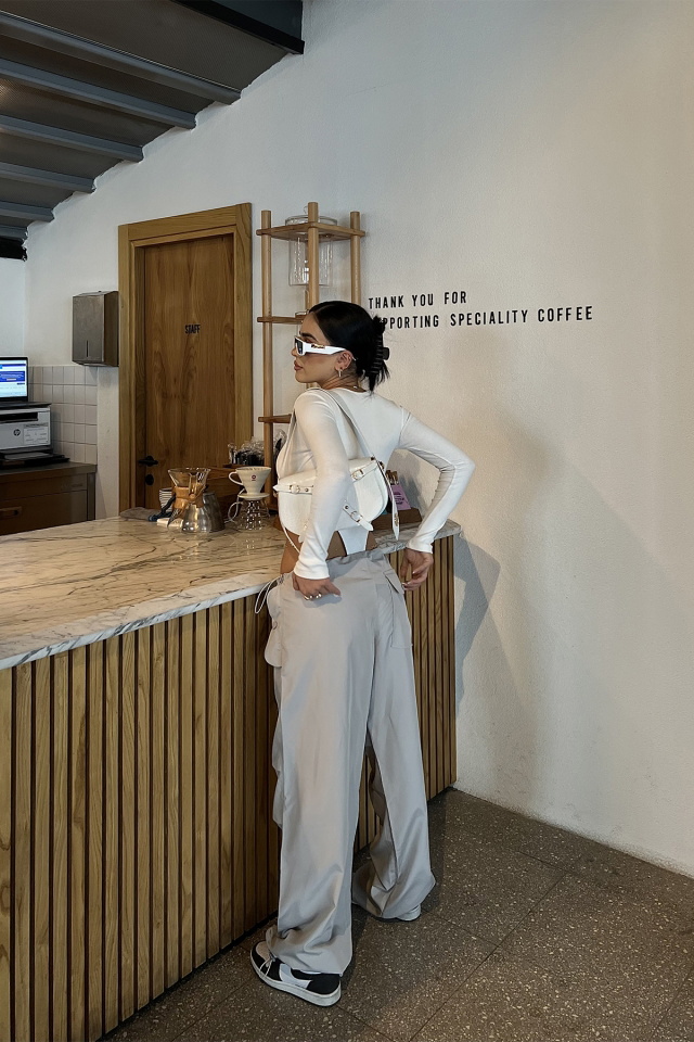 Gri Bağlamalı Pantolon ATE2311 - 6