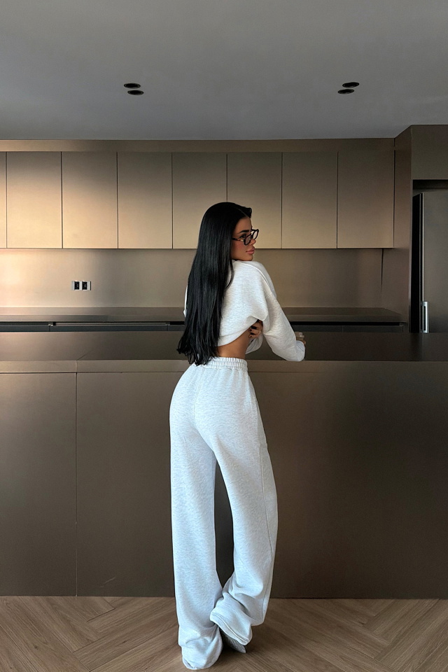 Gri Easport Eşofman Takımı ATE-3888 - 4