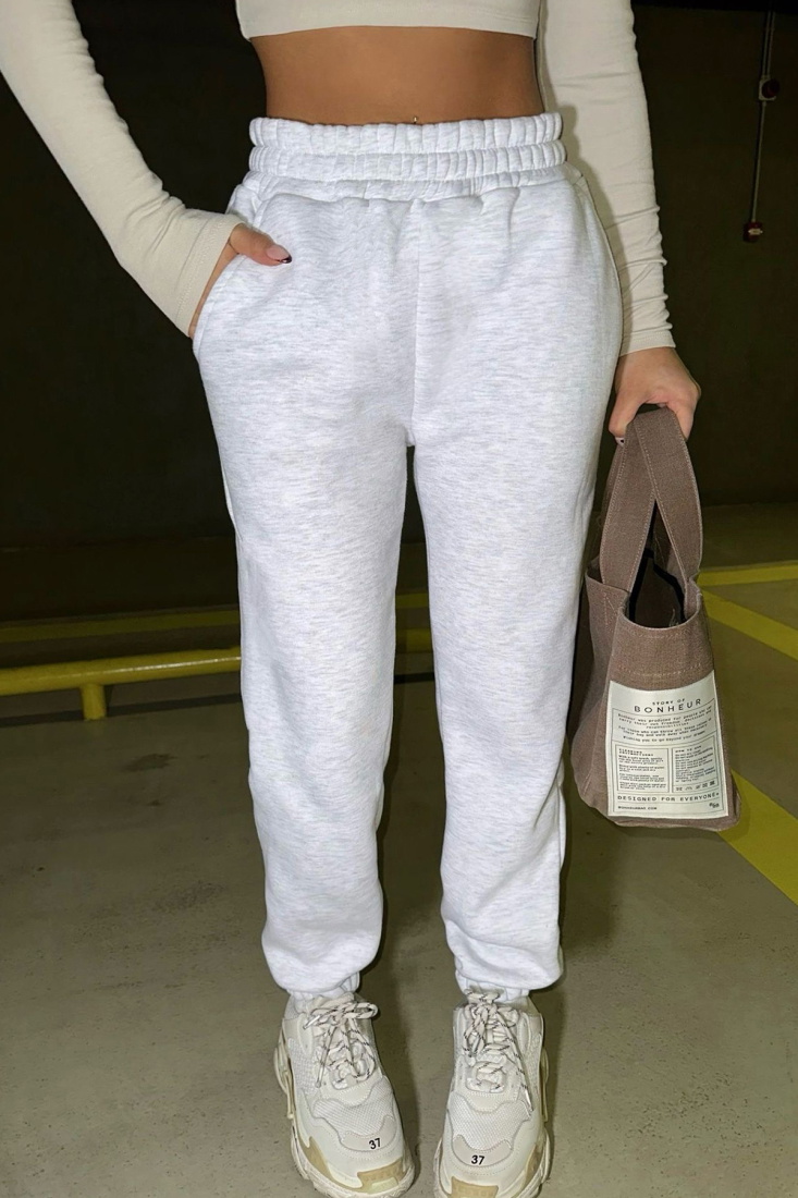 Gri Cep Detay Eşofman Altı ATE-0459 - EYYO