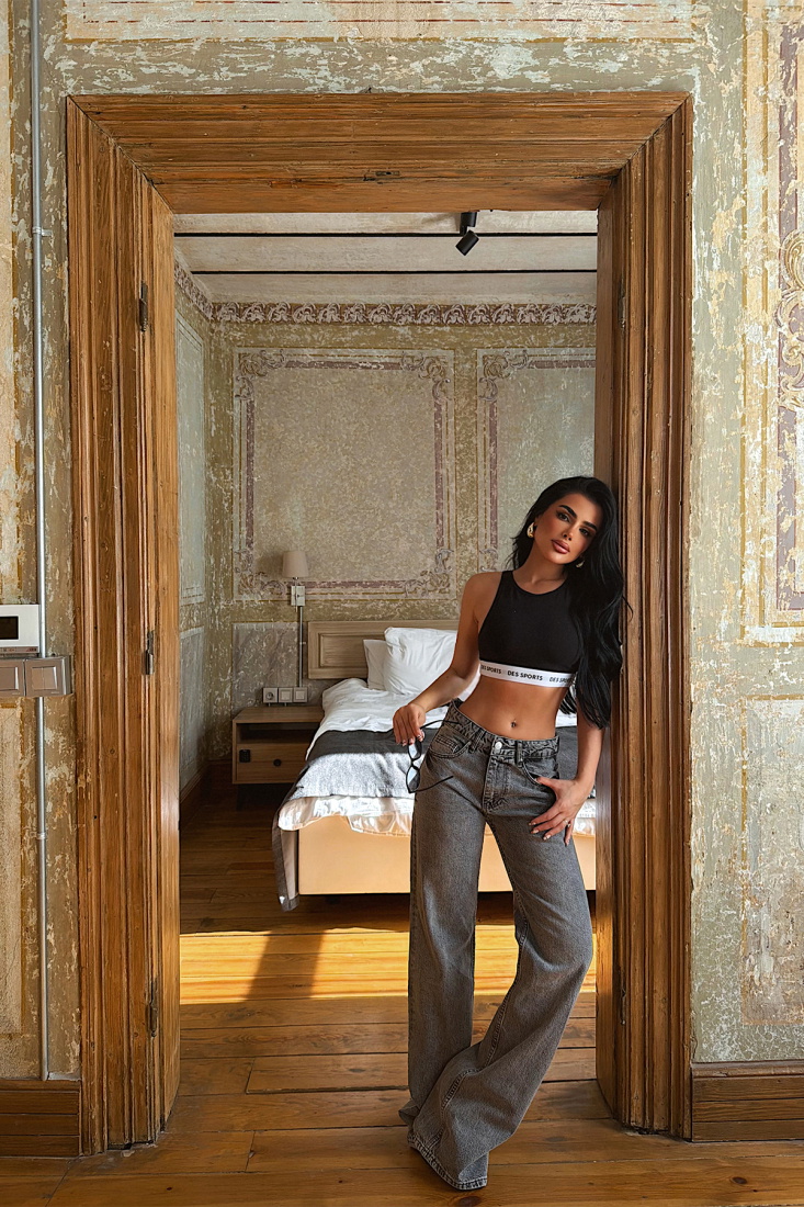 Gri Cep Detay Jean ATE-5152 - EYYO