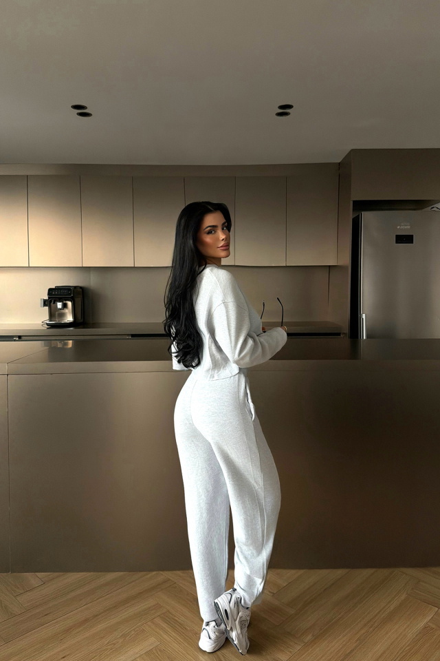 Gri Brendon eşofman takımı ATE-4705 - 4