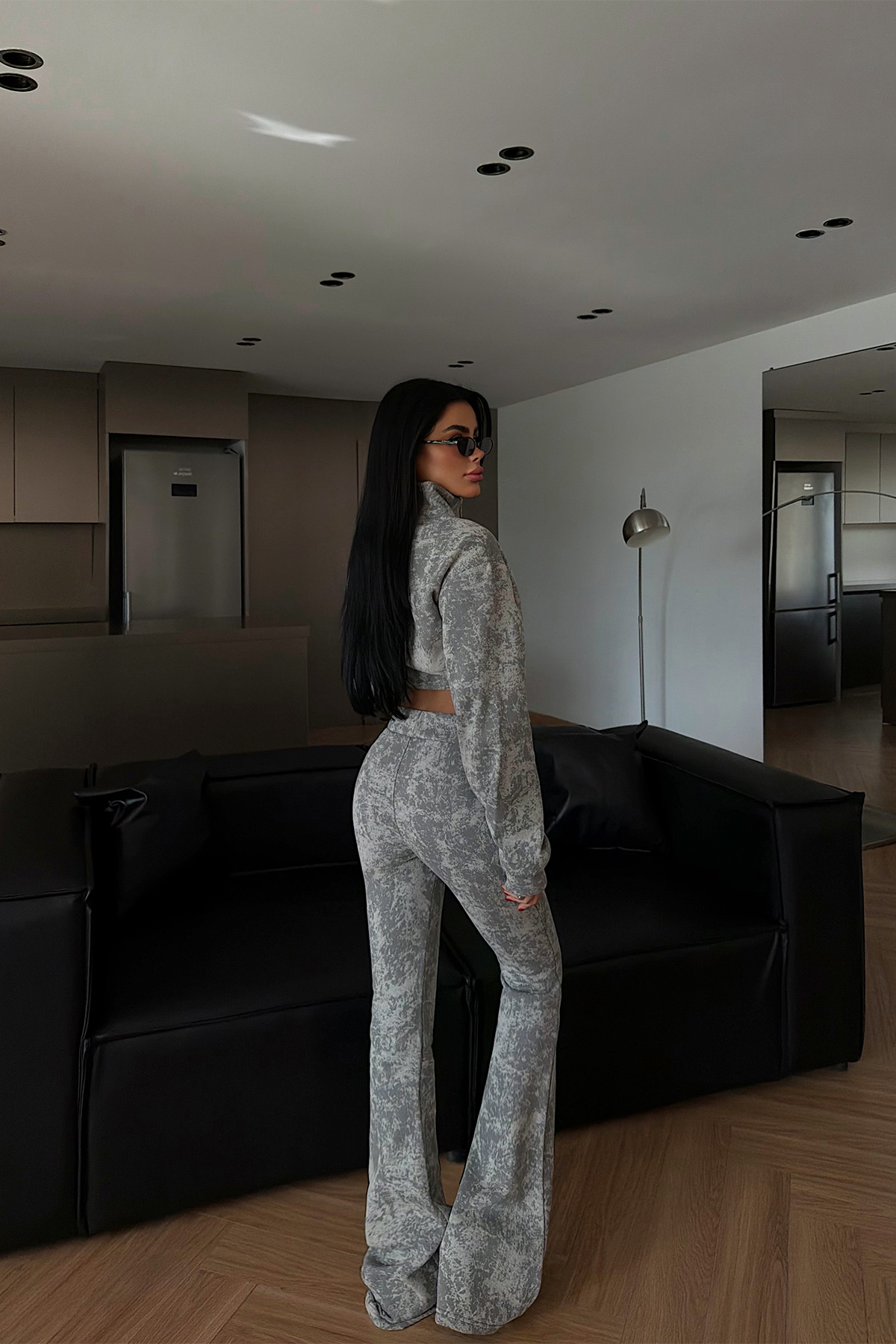 Gri Polena Eşofman Takımı - 4
