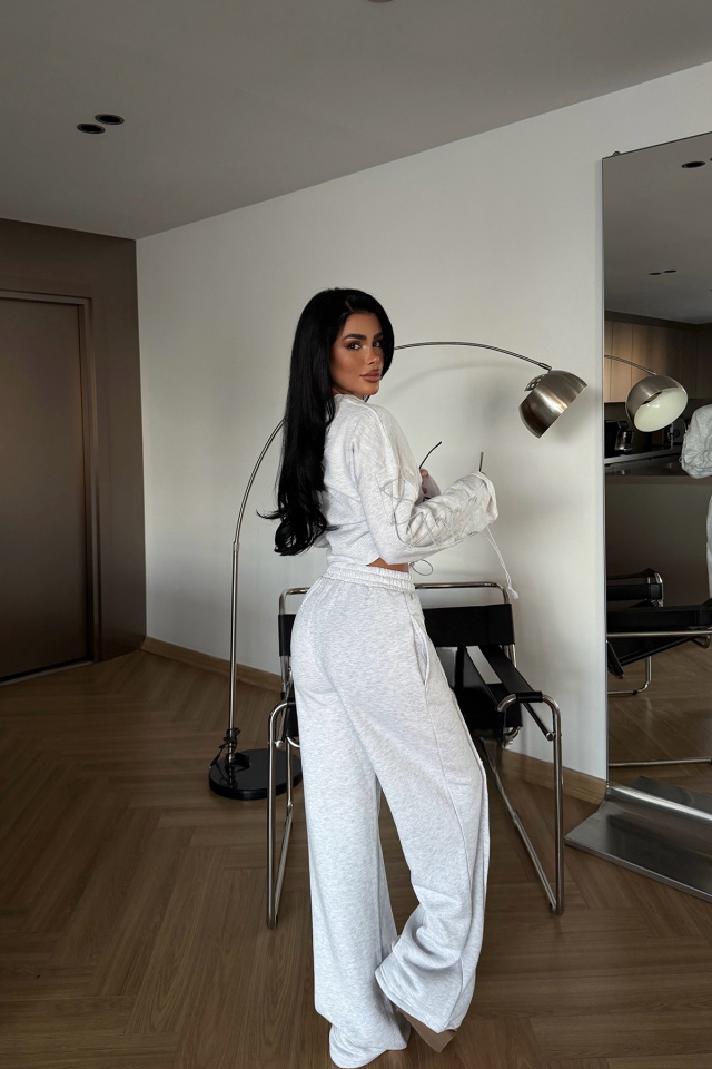 Gri Masego Eşofman Takımı ATE-4091 - 5