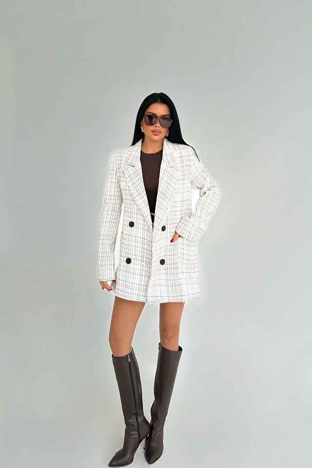 Gri Ekose Kody Ceket ATE-3967 - 2