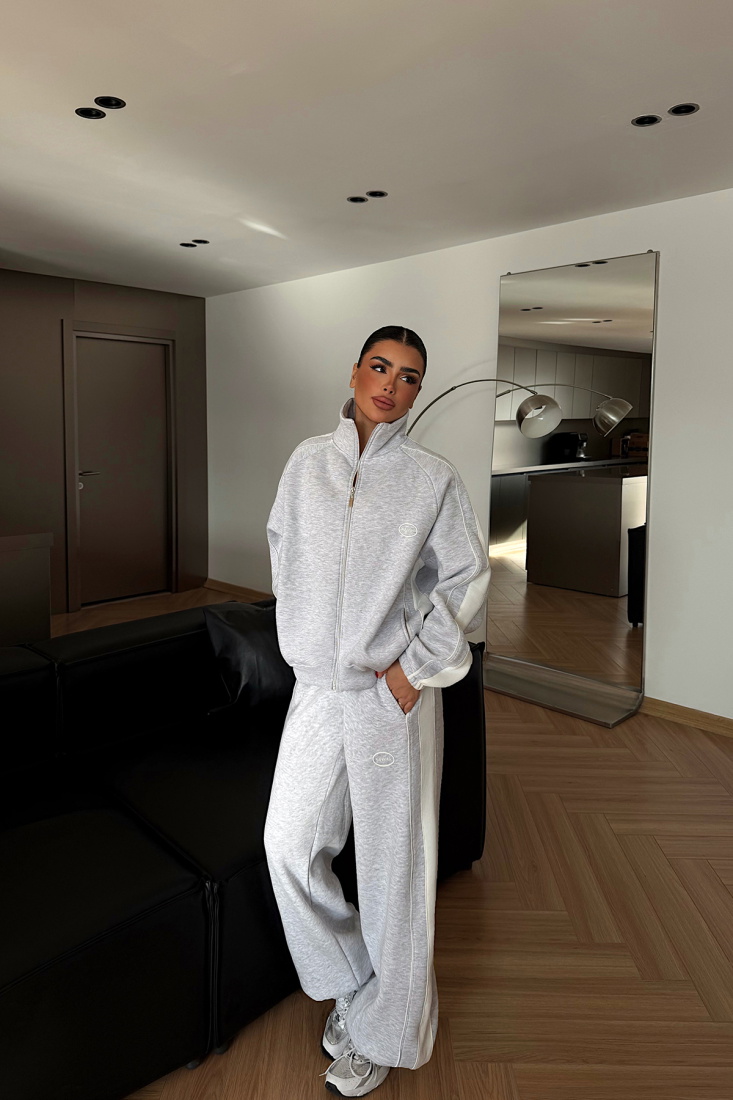 Gri Gionna Eşofman Takımı ATE-4351 - EYYO