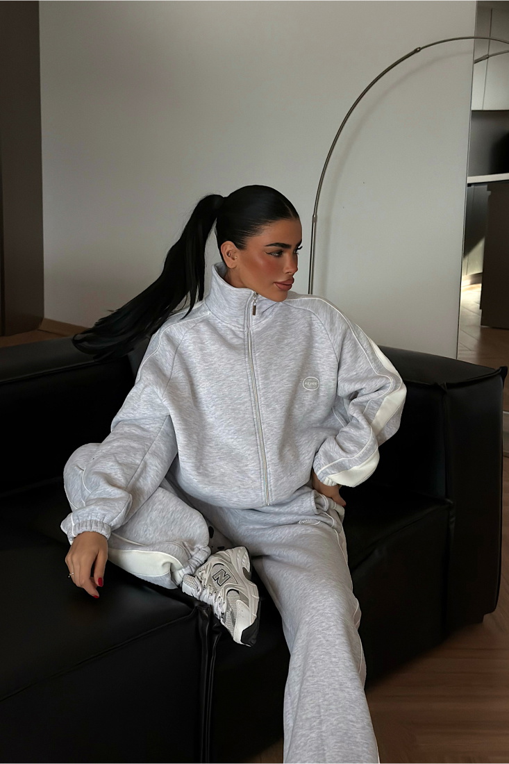 Gri Gionna Eşofman Takımı ATE-4351 - EYYO