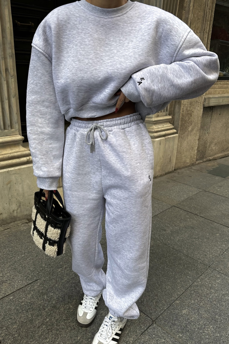 Gri Eşofman Takım ATE-0771 - EYYO