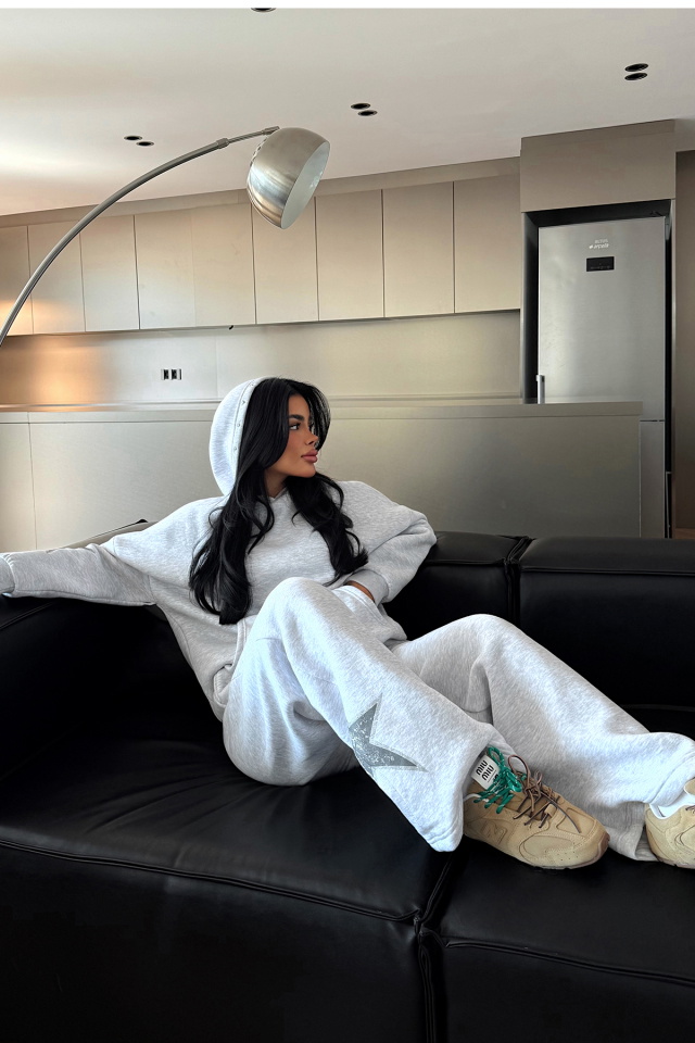 Gri Stars Eşofman Takım ATE-3730 - 2