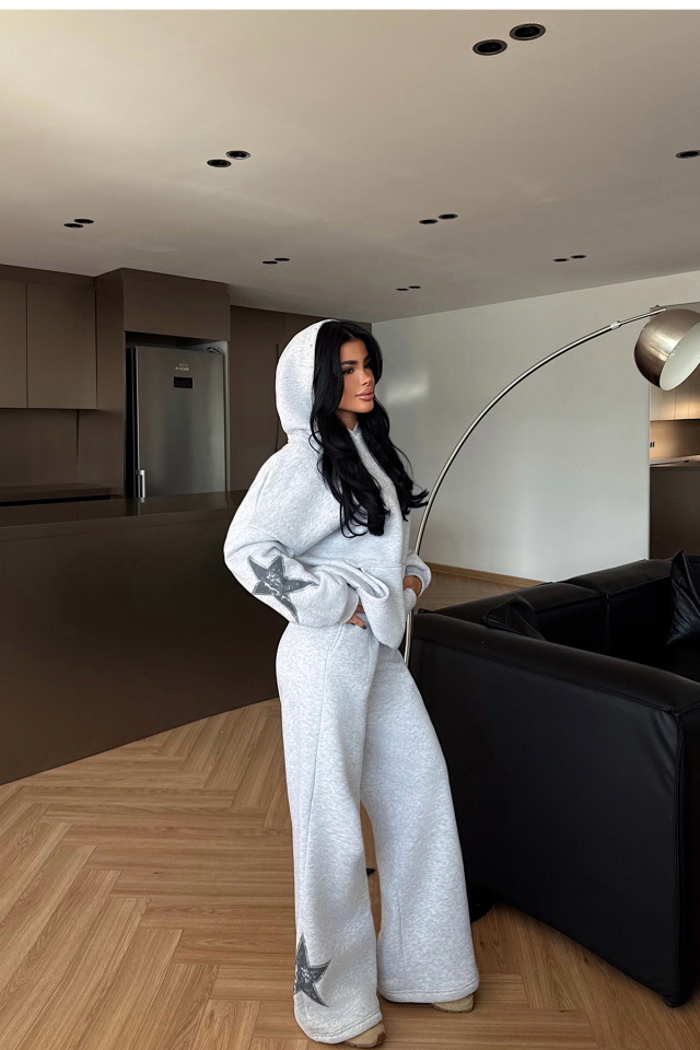 Gri Stars Eşofman Takım ATE-3730 - 1