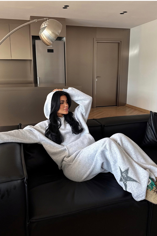 Gri Stars Eşofman Takım ATE-3730 - 4