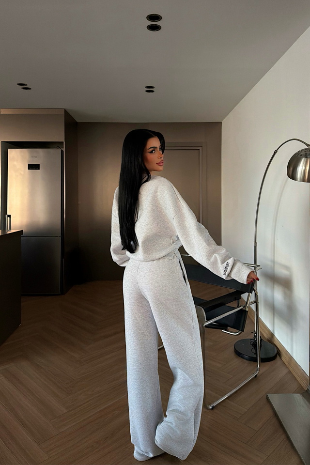 Gri Manifest Eşofman Takımı ATE-4168 - 4