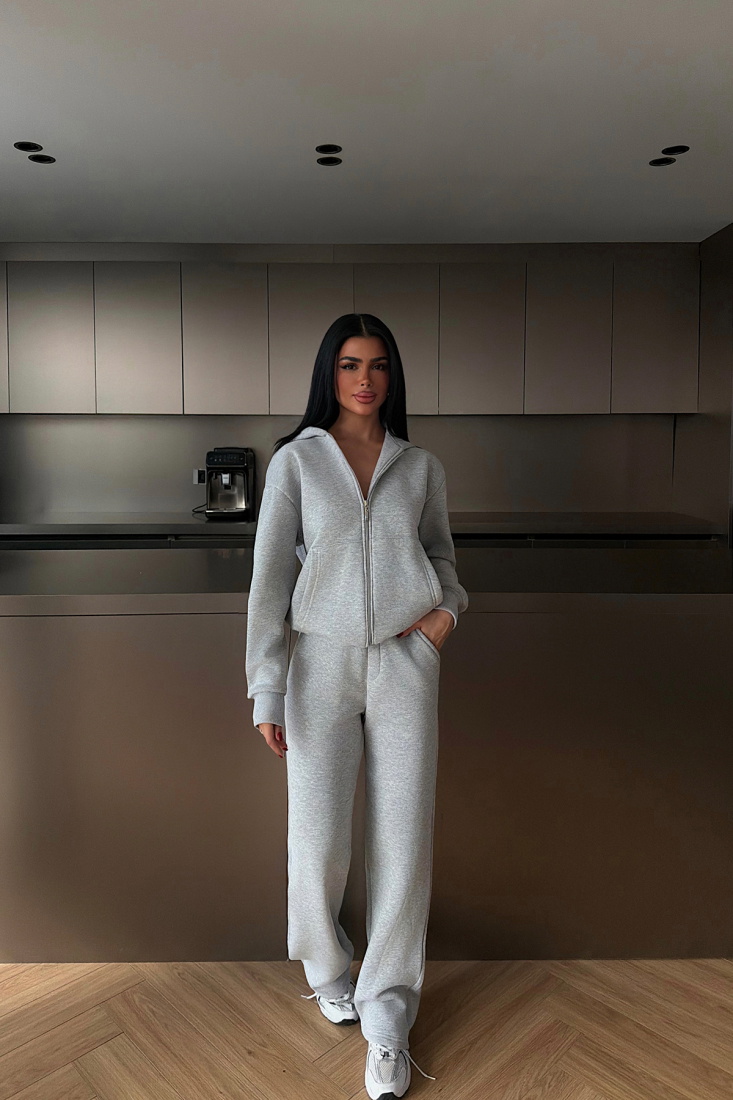 Gri Rodeo Eşofman Takımı ATE-4411 - EYYO