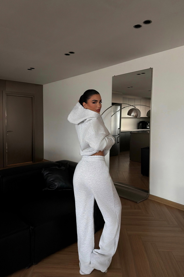 Gri Sedona Eşofman Takımı ATE-4644 - 4