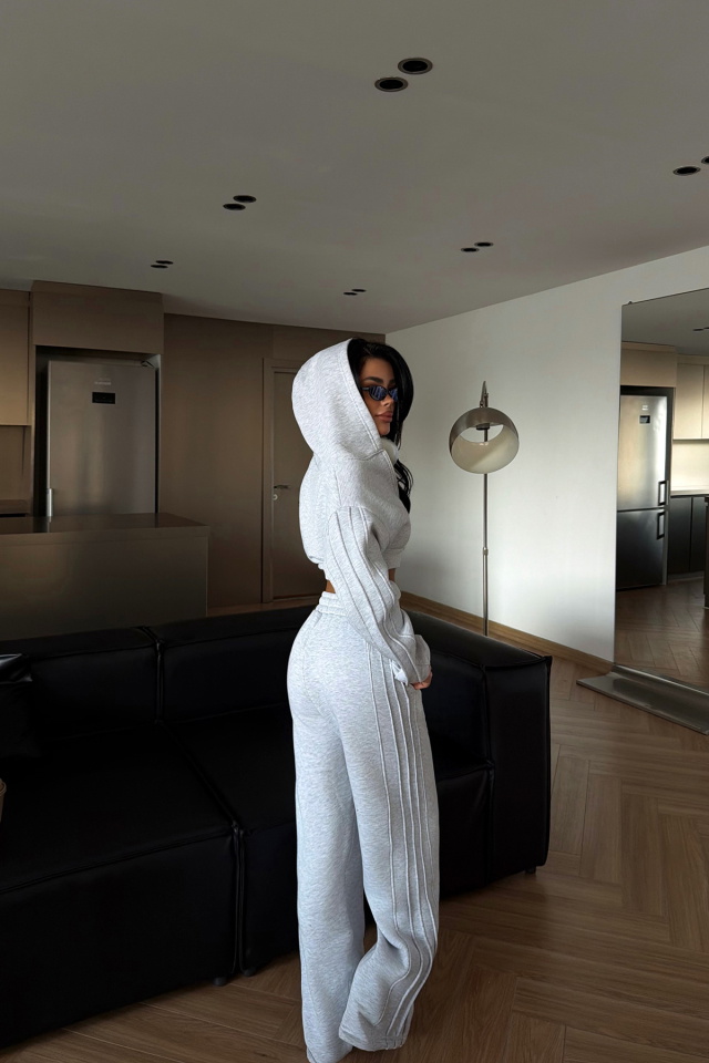 Gri Joshua Eşofman Takımı ATE-4085 - 4