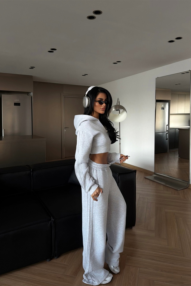 Gri Joshua Eşofman Takımı ATE-4085 - 3