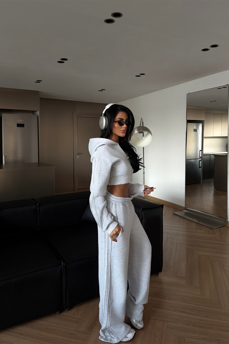 Gri Joshua Eşofman Takımı ATE-4085 - EYYO