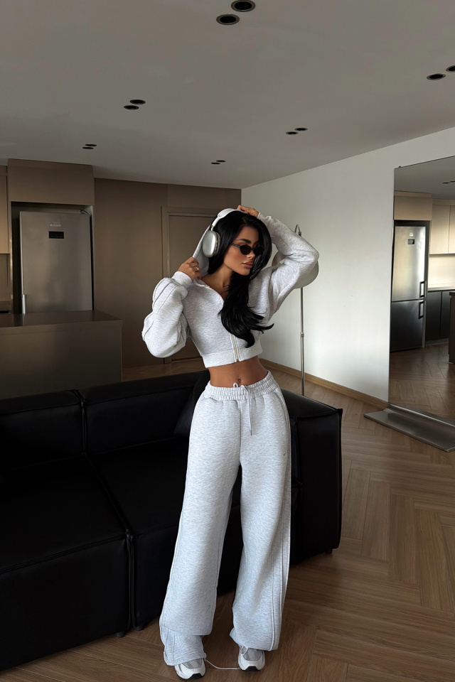 Gri Joshua Eşofman Takımı ATE-4085 - 1