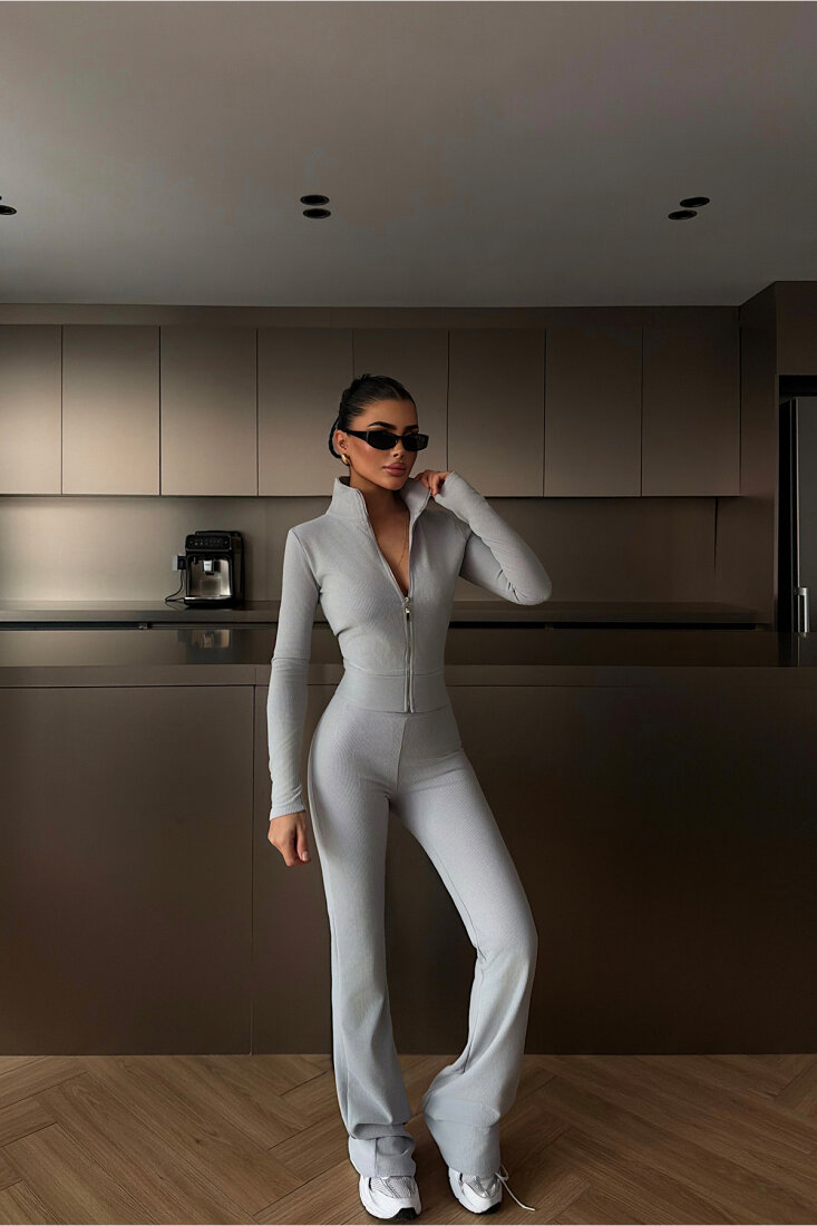 Gri Grisa takım ATE-4184 - EYYO