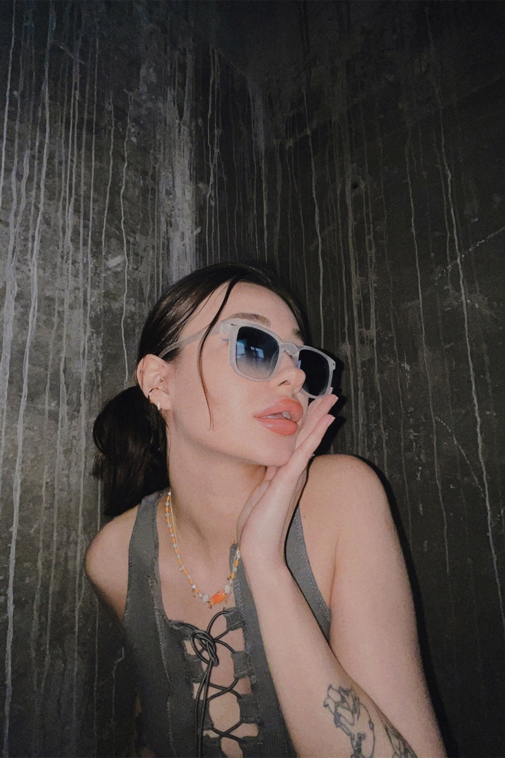 Gri İnce Çerçeveli Gözlük ATE4224 - EYYO