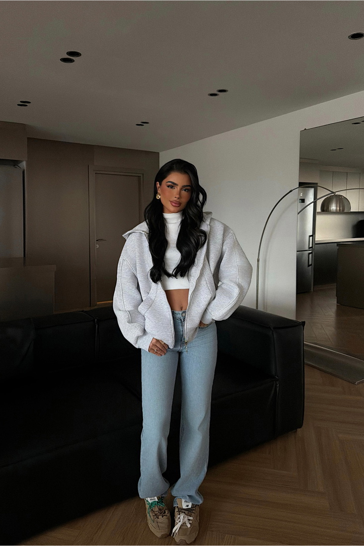 Gri Madisyn Hırka ATE-2368 - EYYO