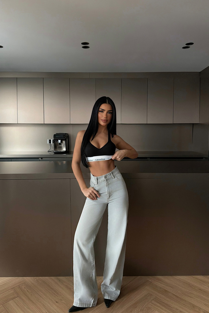 Gri Jean Pantolon ATE-4522 - EYYO