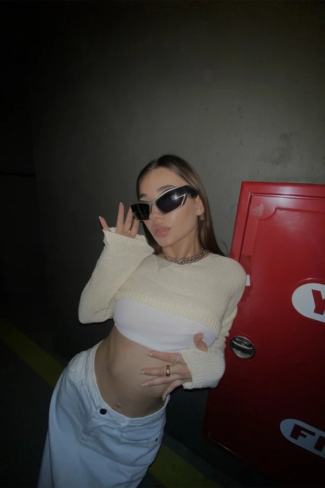 Gri Meta İnce Çerçeveli Gözlük ATEL4207 - EYYO