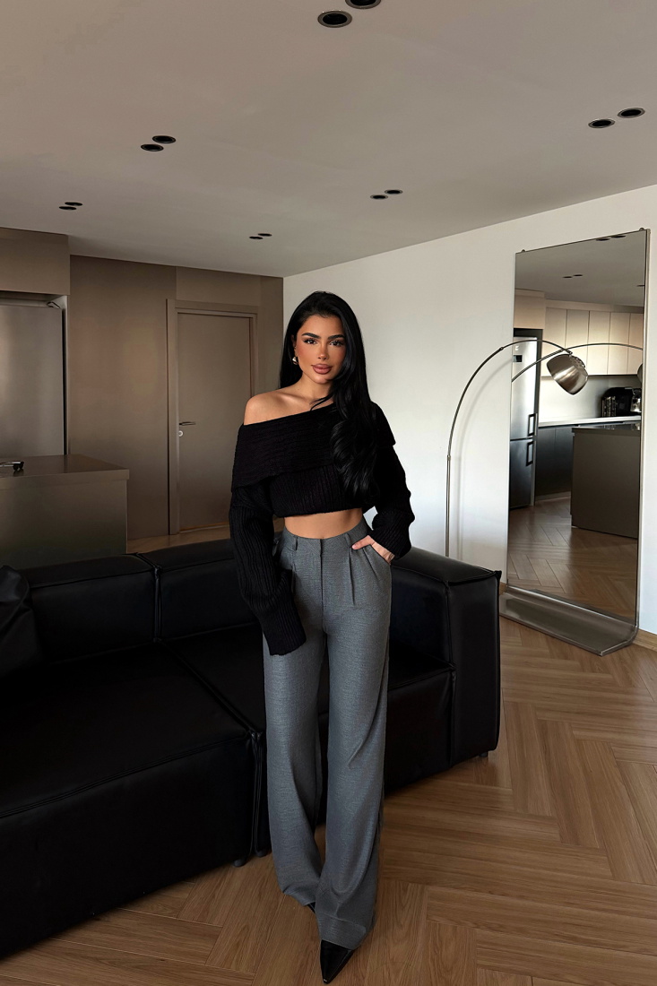 Gri Lauryn Pantolon ATE-2295 - EYYO