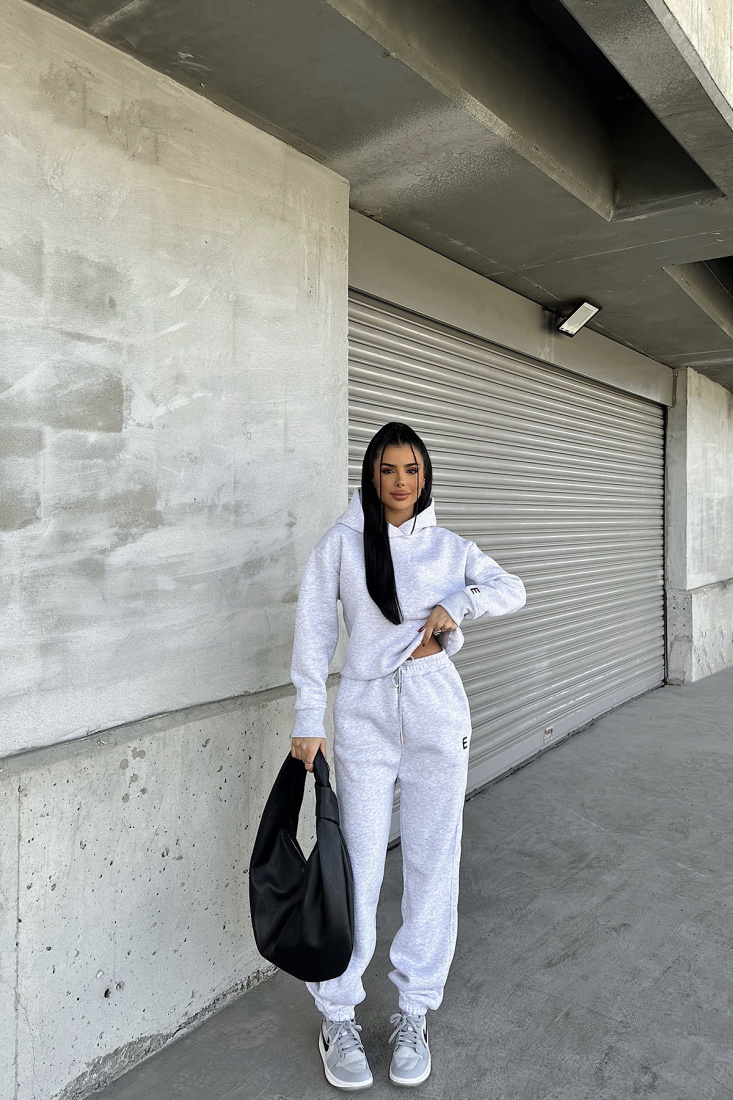 Gri Savannah Eşofman Takım ATE-0741 - EYYO