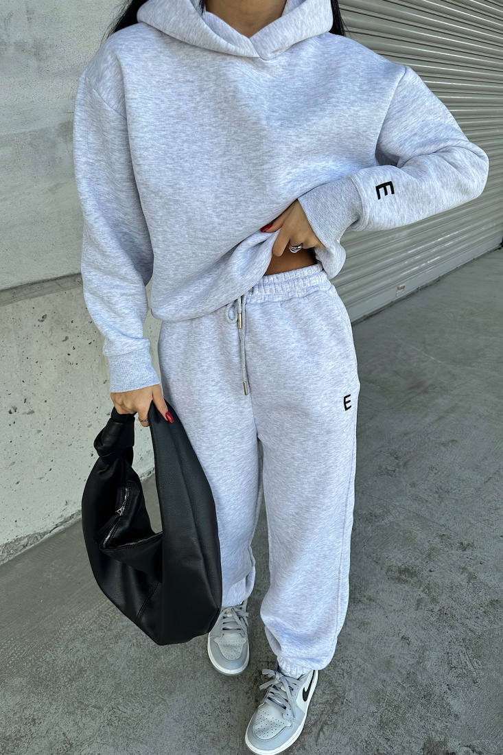 Gri Savannah Eşofman Takım ATE-0741 - EYYO