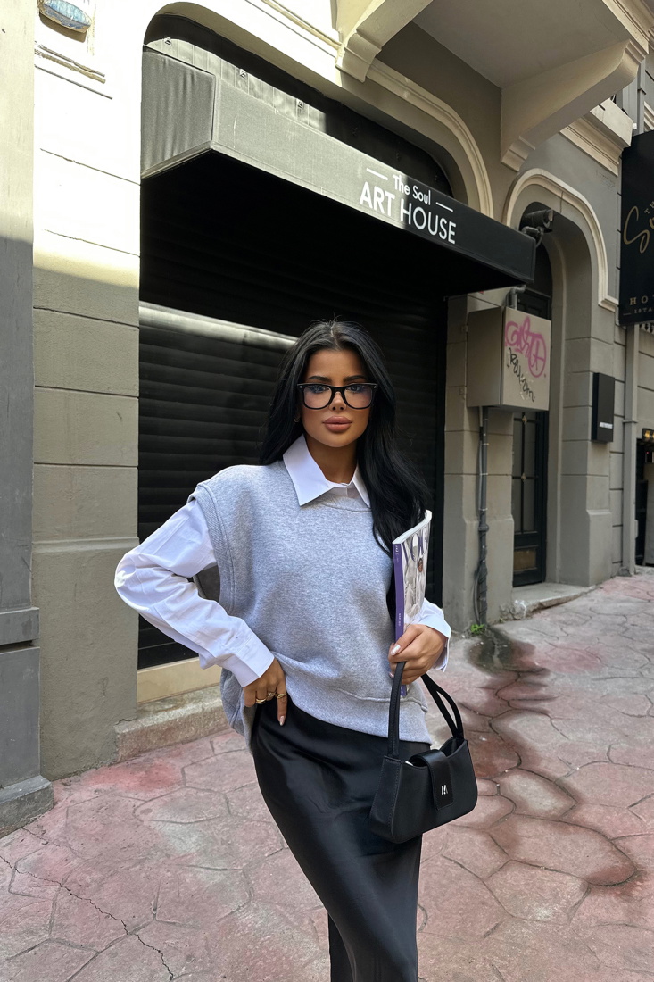 Gri Sıfır Kol Sweat ATE-0012 - EYYO