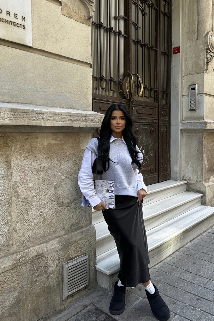 Gri Sıfır Kol Sweat ATE-0012 - EYYO