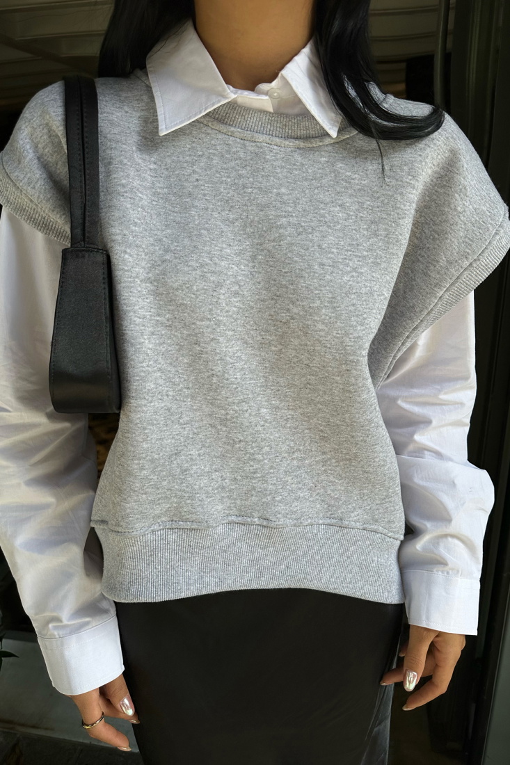 Gri Sıfır Kol Sweat ATE-0012 - EYYO