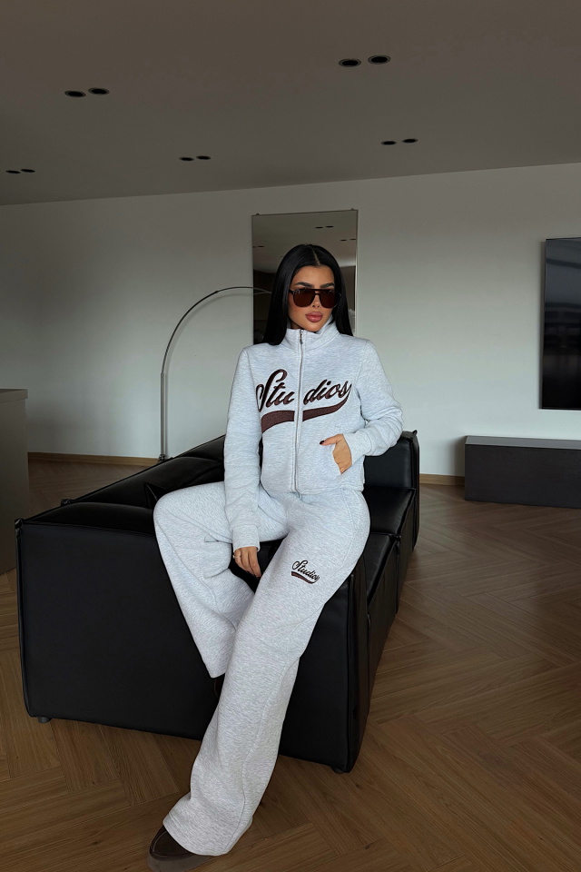 Gri Studioy Eşofman Takım ATE-4177 - 3