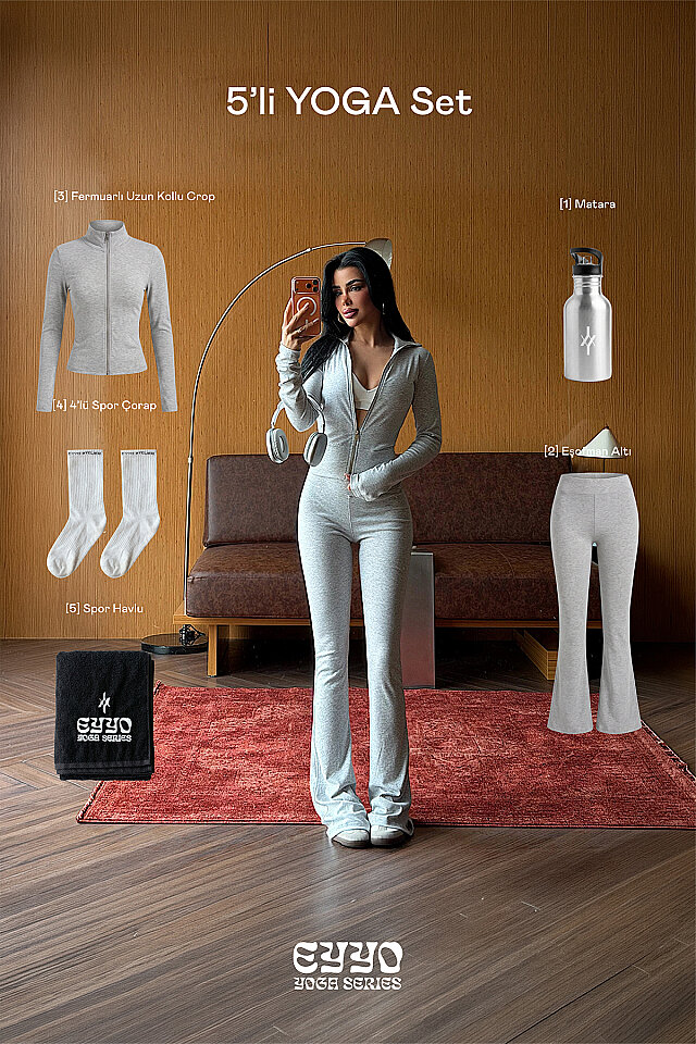Gri Yelo 5'li Yoga Set -
