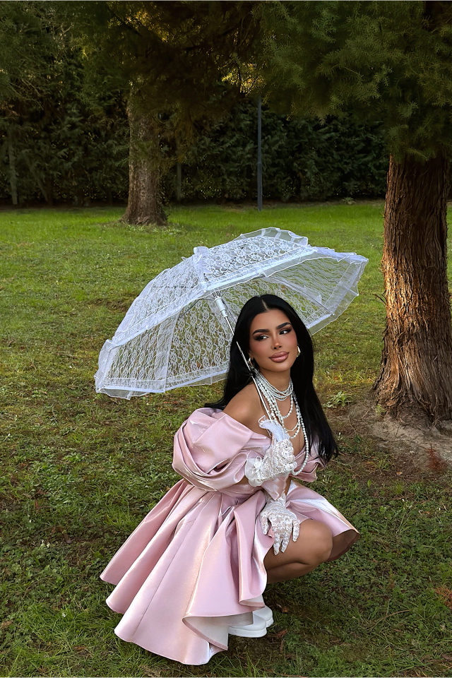 Gül Kurusu Lonina Elbise ATE-3954 - 2