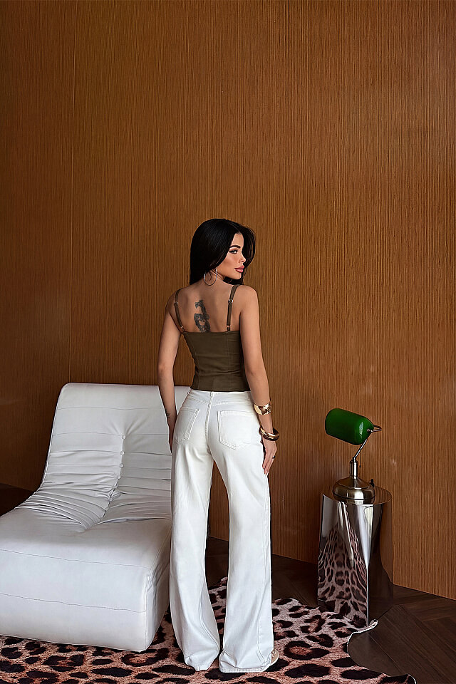 Haki Krakto Crop Top