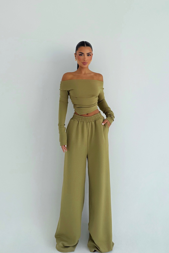 Haki Chyler Tracksuit Takım ATE-3477 