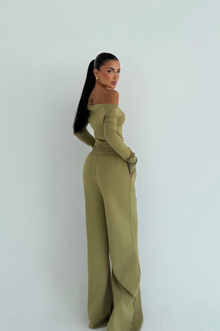 Haki Chyler Tracksuit Takım ATE-3477 - EYYO