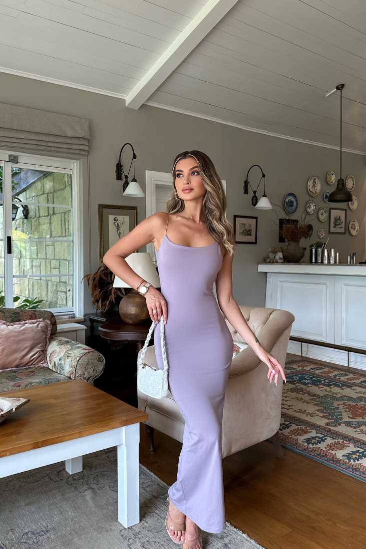 İp Askılı Sırt Detay Elbise ATE8036 - EYYO