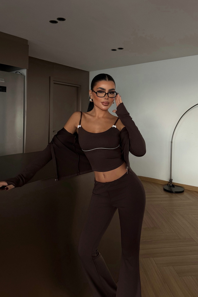 Kahverengi Clevny Takım ATE-4144 - 2