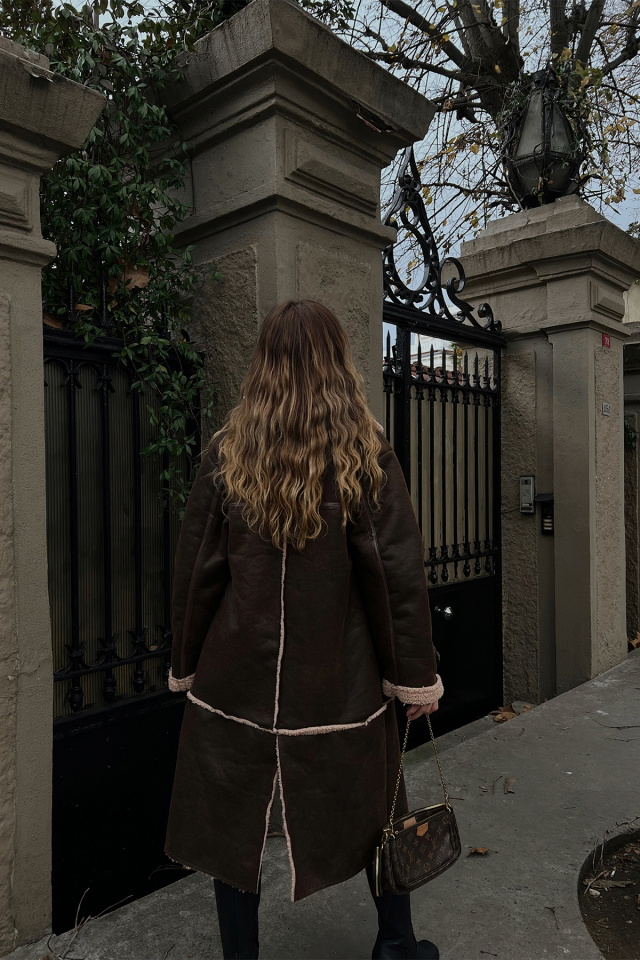 Kahverengi Deri Mont ATE2975 - 5