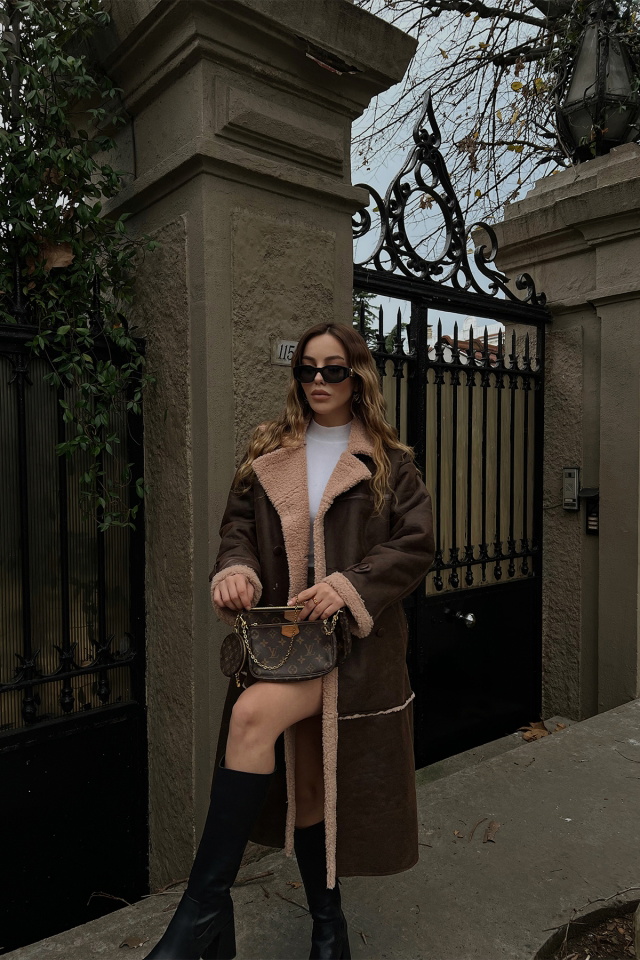 Kahverengi Deri Mont ATE2975 - 4