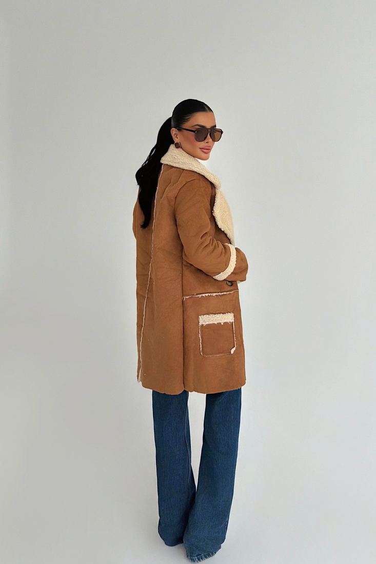 Kahverengi Fleming Ceket ATE-3783 - EYYO