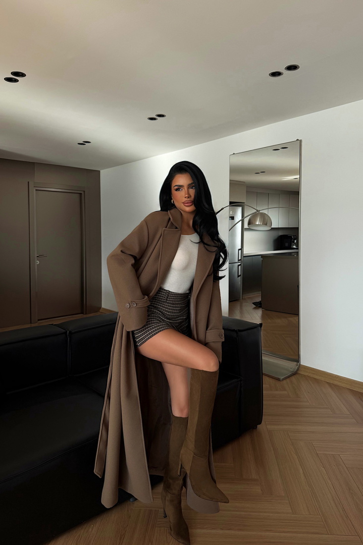 Kahverengi Samuel uzun kaban ATE-4478 - EYYO