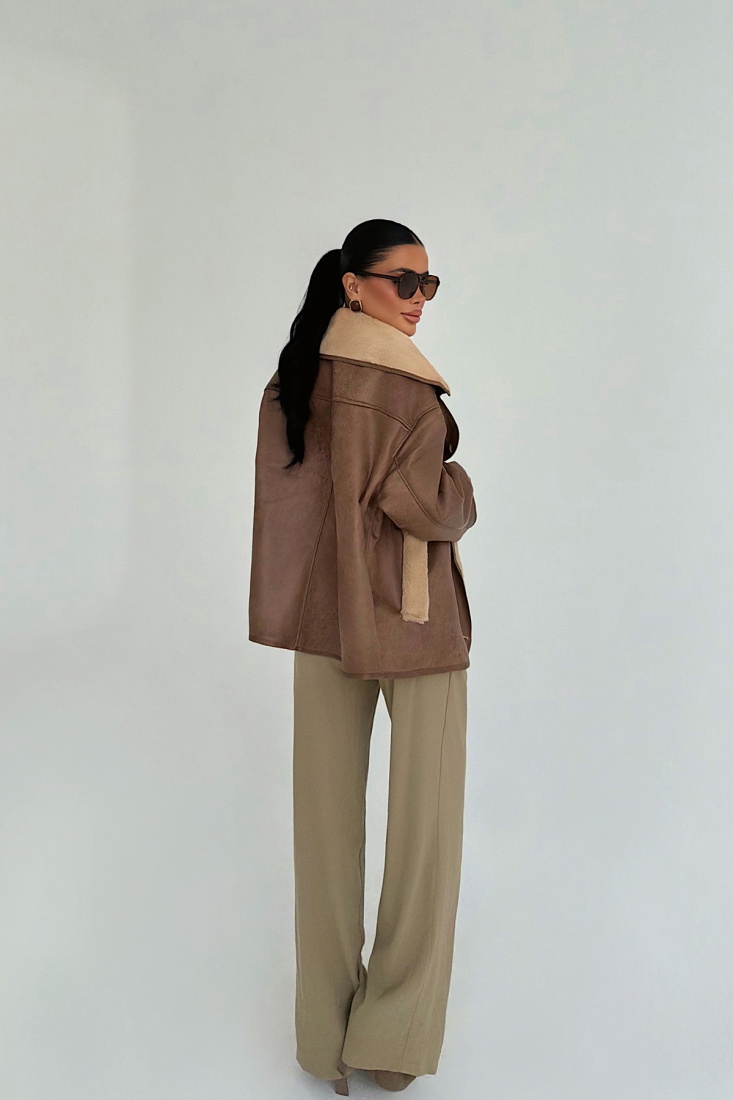 Kahverengi Soraya Ceket ATE-3772 - EYYO