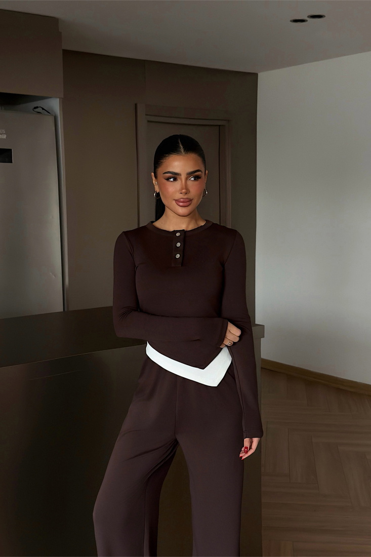 Kahverengi Lobster Takım ATE-4240 - EYYO