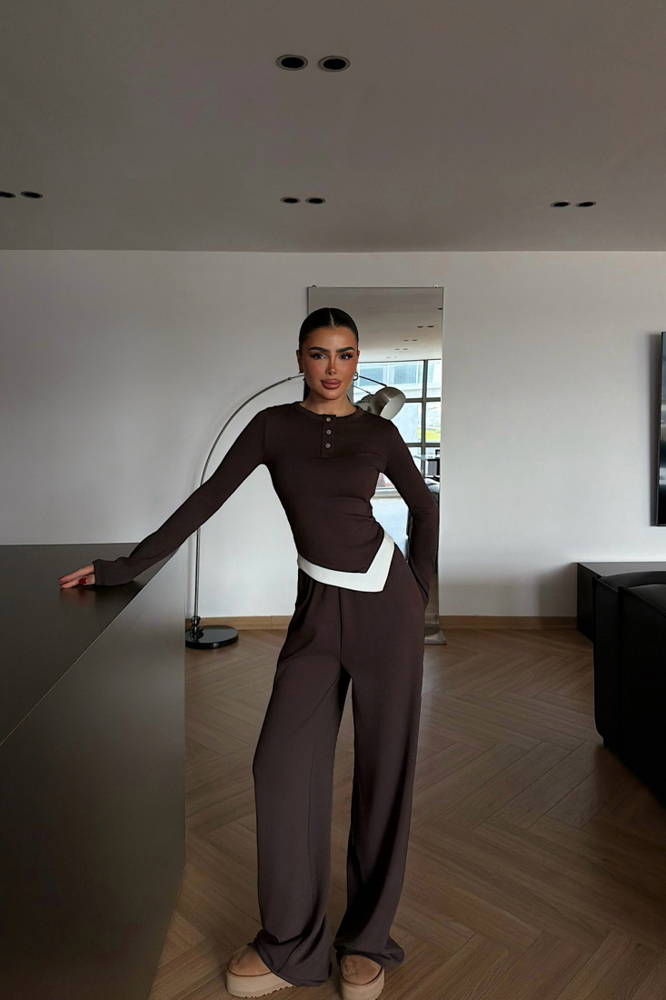 Kahverengi Lobster Takım ATE-4240 - EYYO