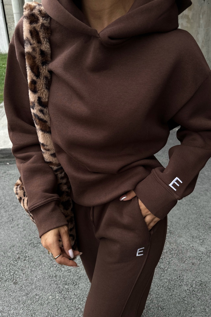 Kahverengi SAVANNAH Eşofman Takım ATE-0337 - EYYO