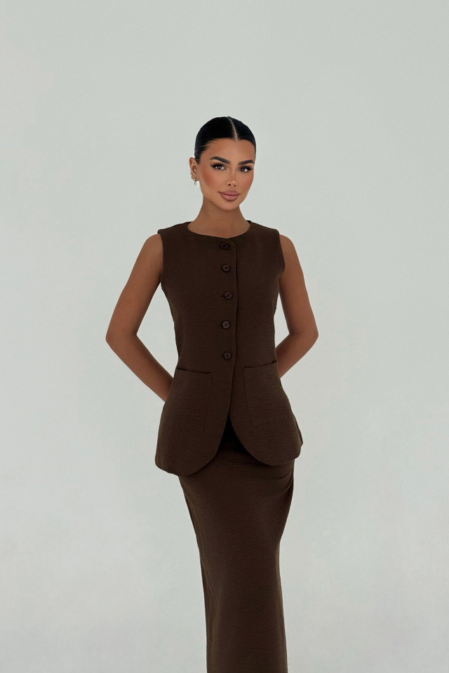 Kahverengi Ceolika Takım ATE-2853 - 2